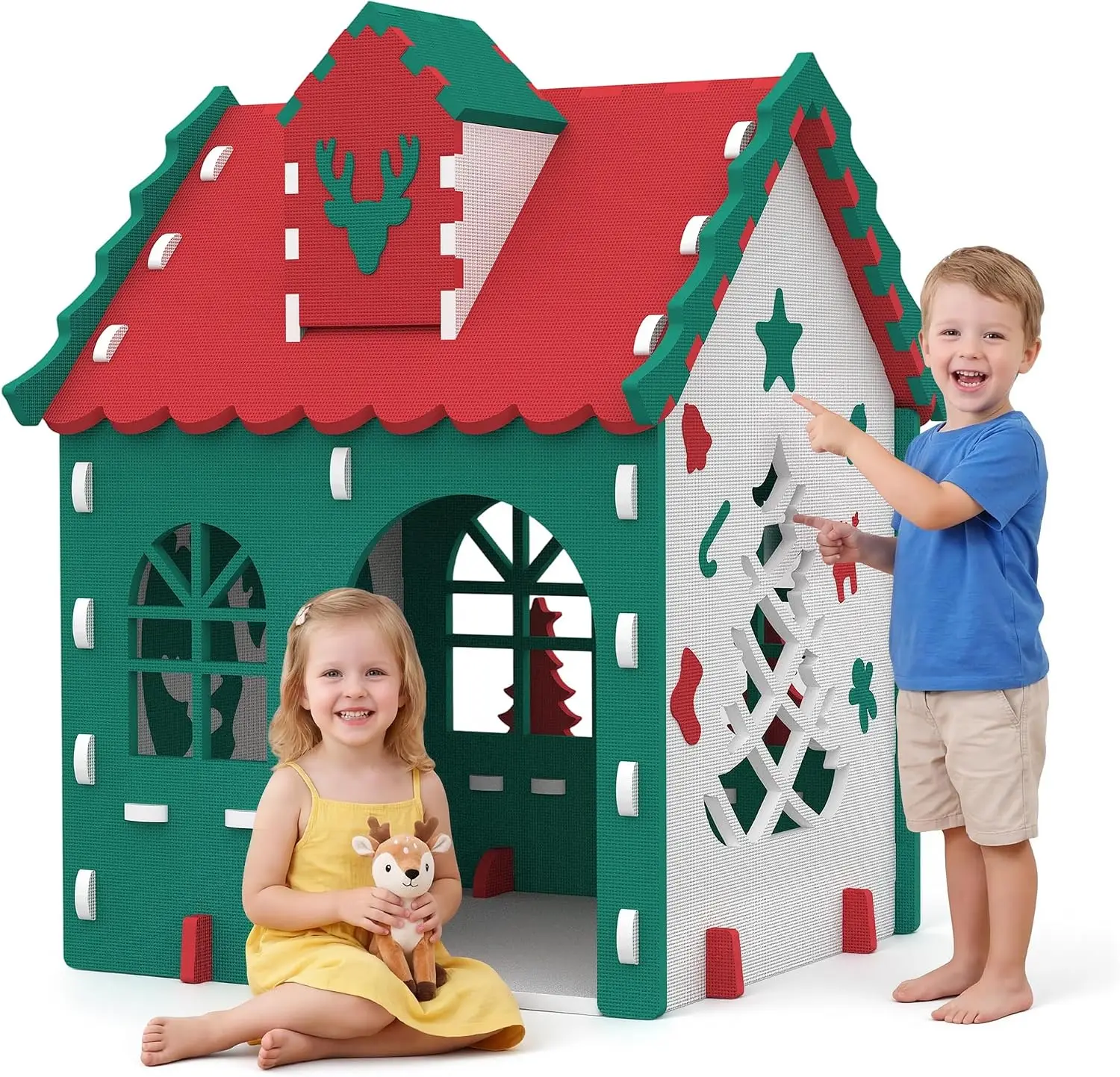 Kids Outdoor House With Kitchen - Casa de Brinquedo com Tema de