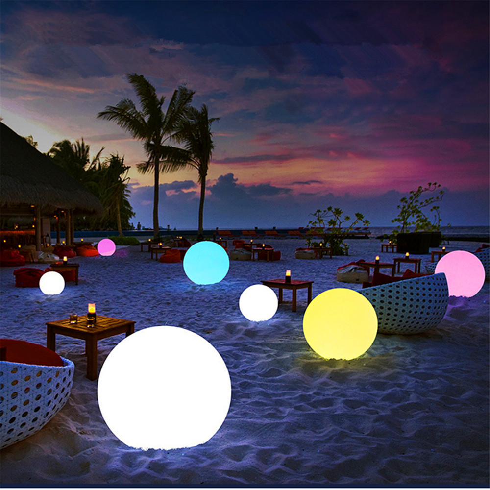 Kids Outdoor Garden - Luz de bola brilhante led recarregável