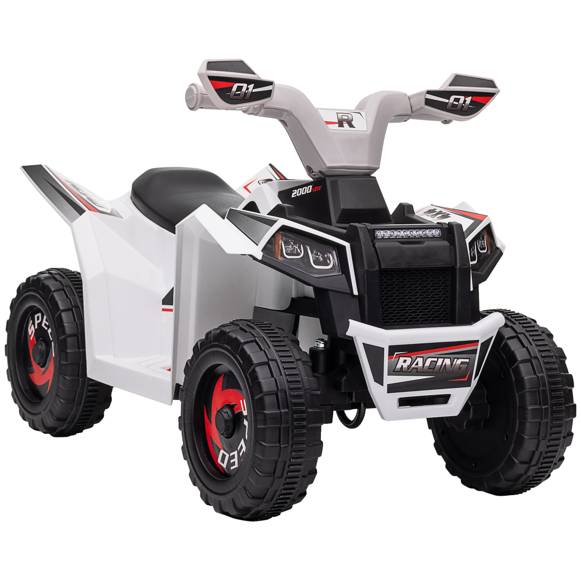 Kids Outdoor Yard Toys - Carro 6V com Design Durável para