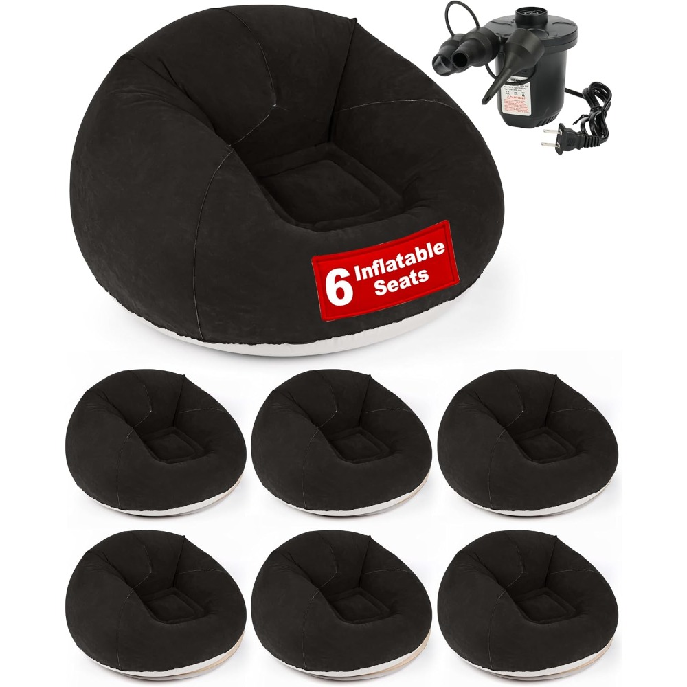 Kids Outdoor Bean Bag Chair - Cadeira Inflável Tipo Puff com Bomba