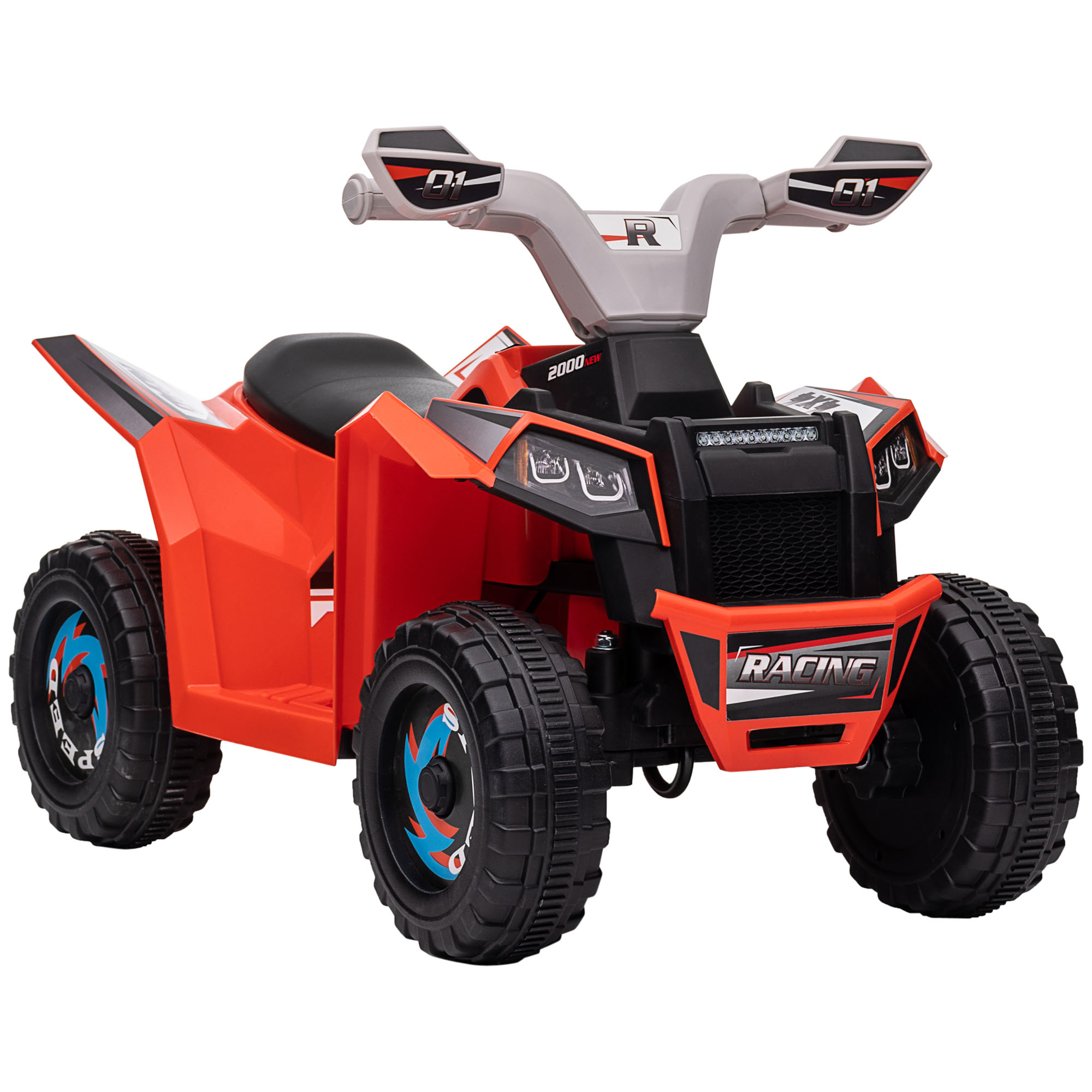 Kids Outdoor Yard Toys - Carro 6V com Design Durável para