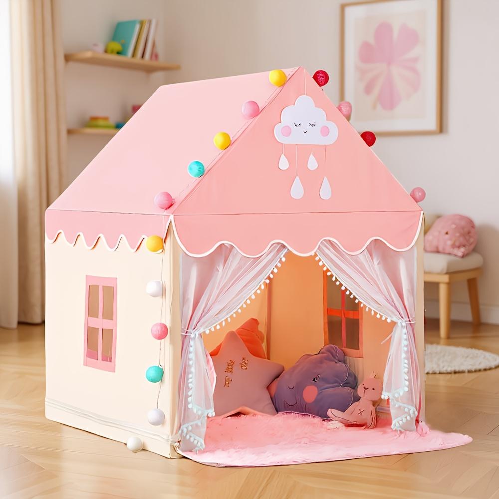 Kids Outdoor Hideout - Grande Tenda de Brincar Rosa para