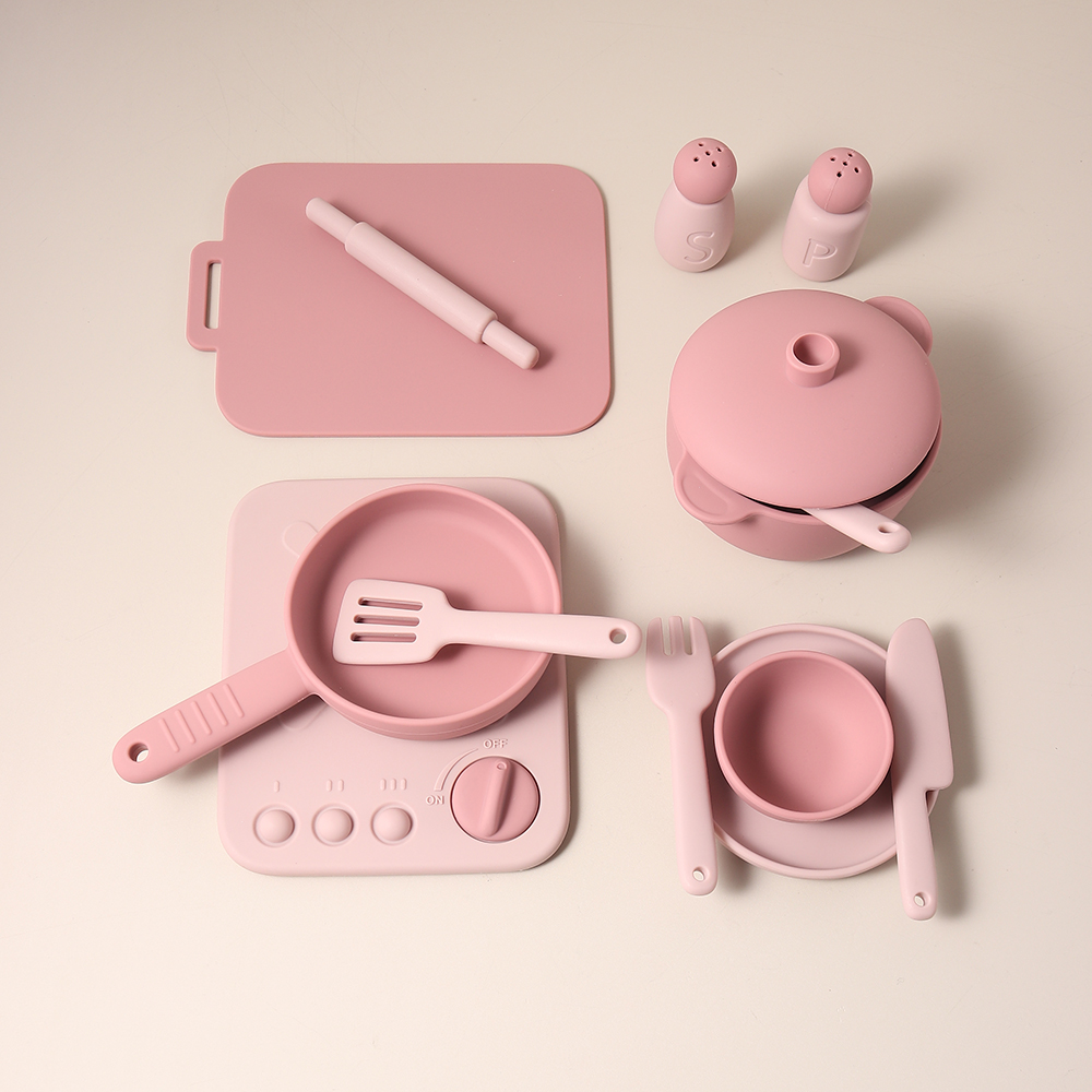 Kids Outdoor Mud Kitchen Accessories - Conjunto de 13 Peças de Brinquedos