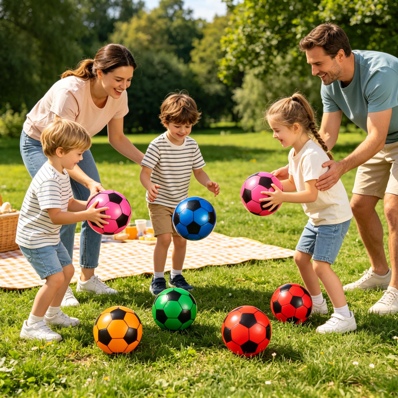 Kids Outdoor Yard Toys - Bola de Futebol Inflável de 6