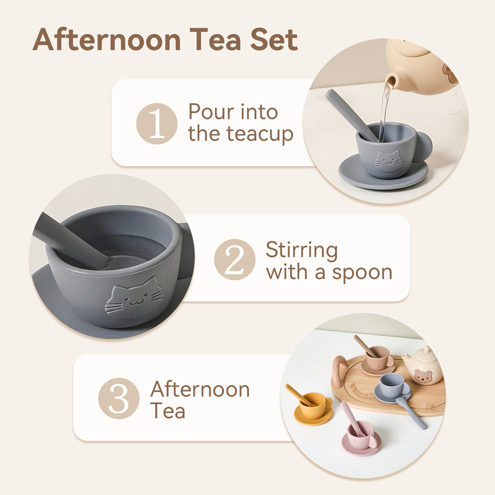 Conjunto de Chá da Tarde para  - Kids Outdoor Mud Kitchen Accessories avaliação e preço