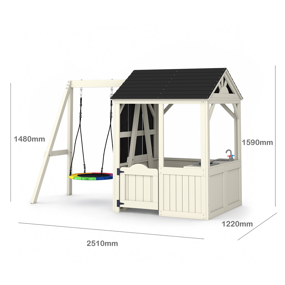 Conjunto de Brinquedos de Made - Kids Outdoor House With Kitchen avaliação e preço