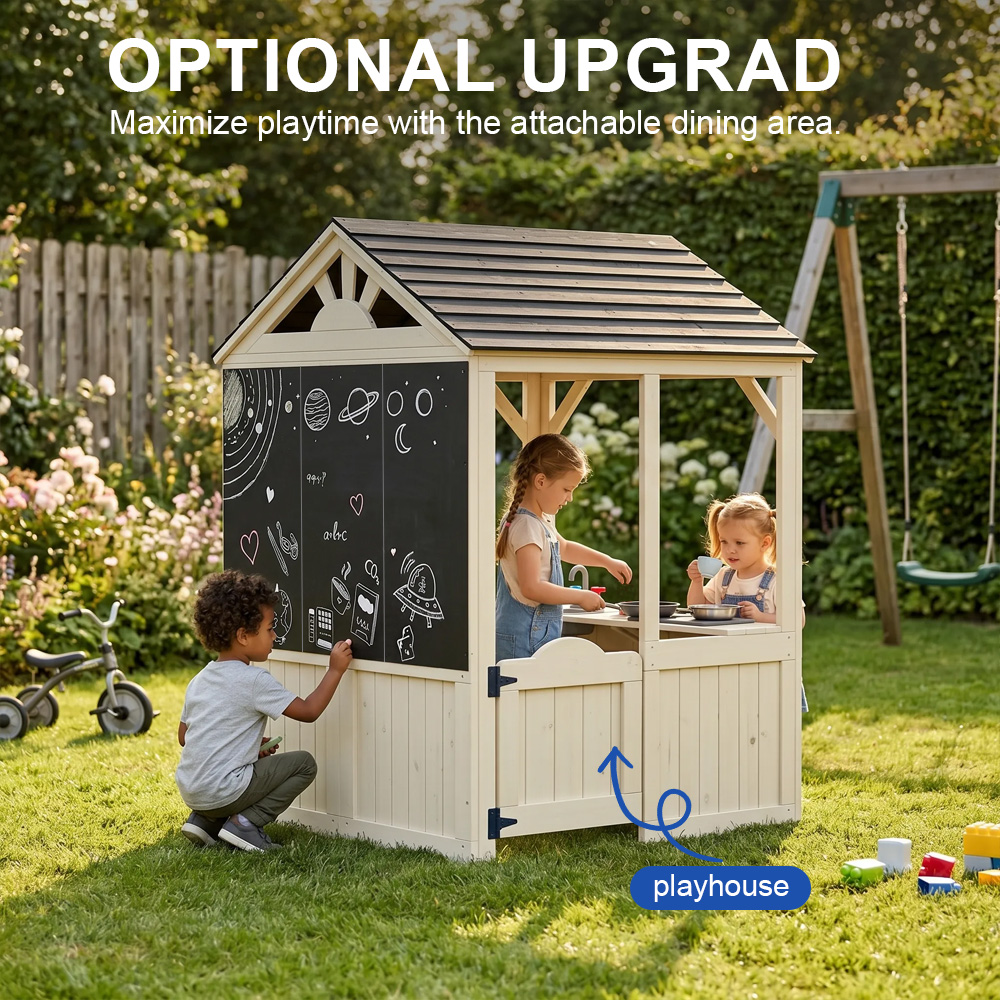 Conjunto de Brinquedos de Made - Kids Outdoor House With Kitchen avaliação e preço
