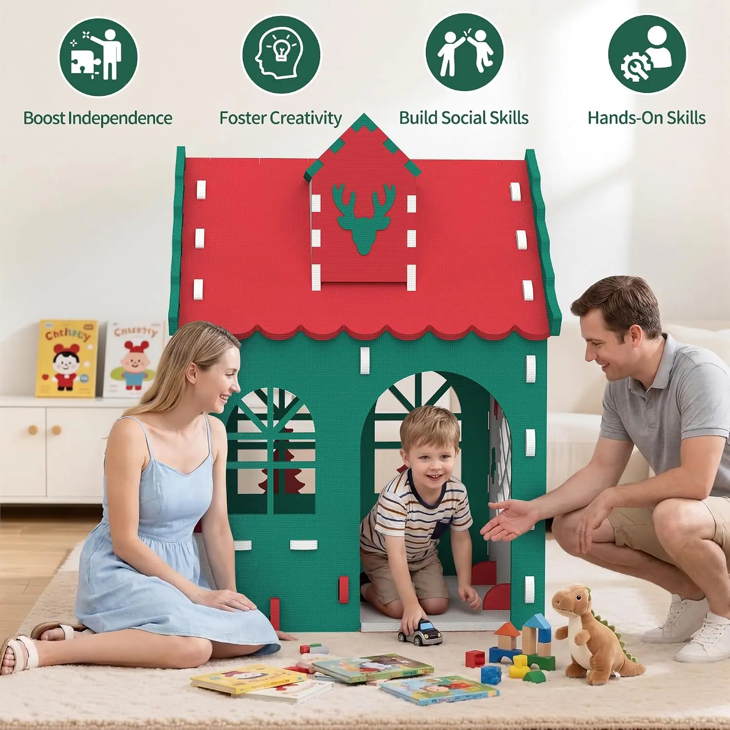 Casa de Brinquedo com Tema de  - Kids Outdoor House With Kitchen avaliação e preço