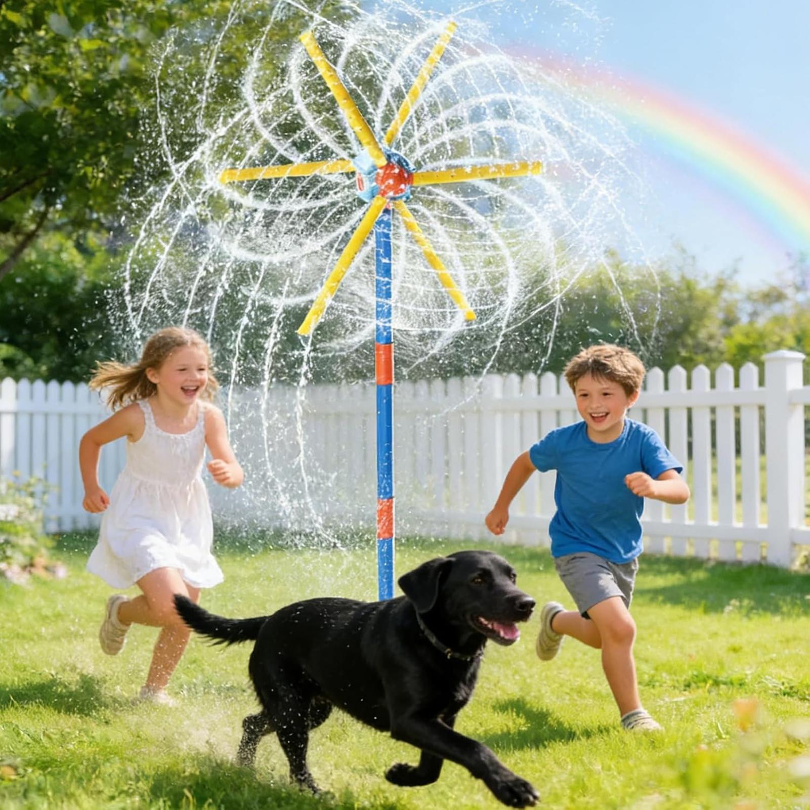 Moinho de vento com aspersor p - Kids Outdoor Yard Toys avaliação e preço
