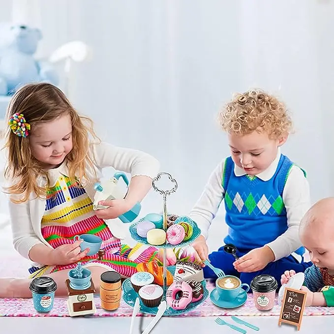 Conjunto de café de brinquedo  - Kids Outdoor House With Kitchen avaliação e preço