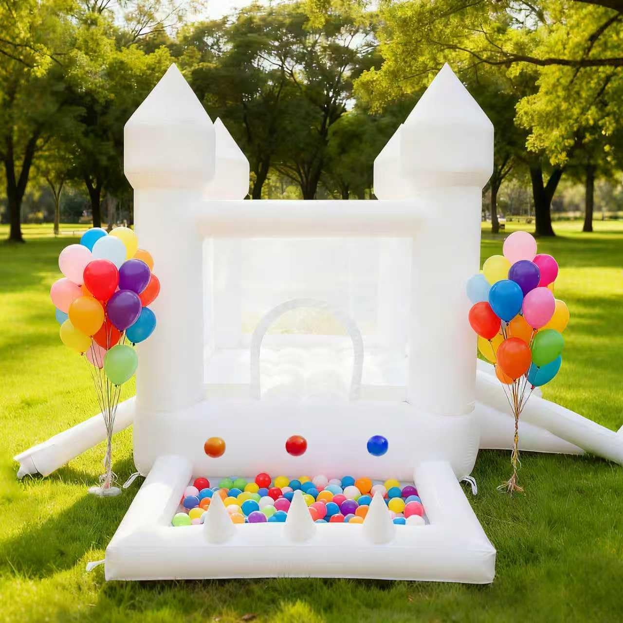 Castelo Inflável Branco, Casa  - Kids Outdoor Ball avaliação e preço