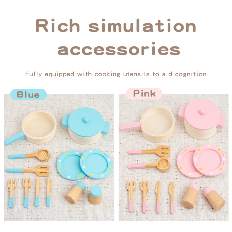 Conjunto de Cozinha de Madeira - Kids Outdoor Mud Kitchen Accessories avaliação e preço