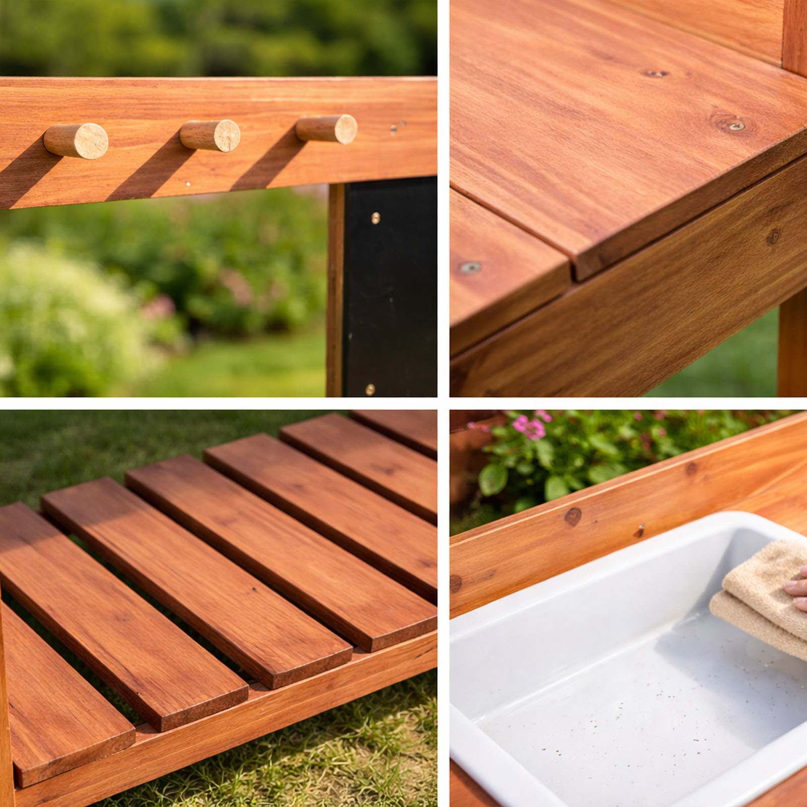 Bancadas de madeira para plant - Kids Outdoor Garden avaliação e preço