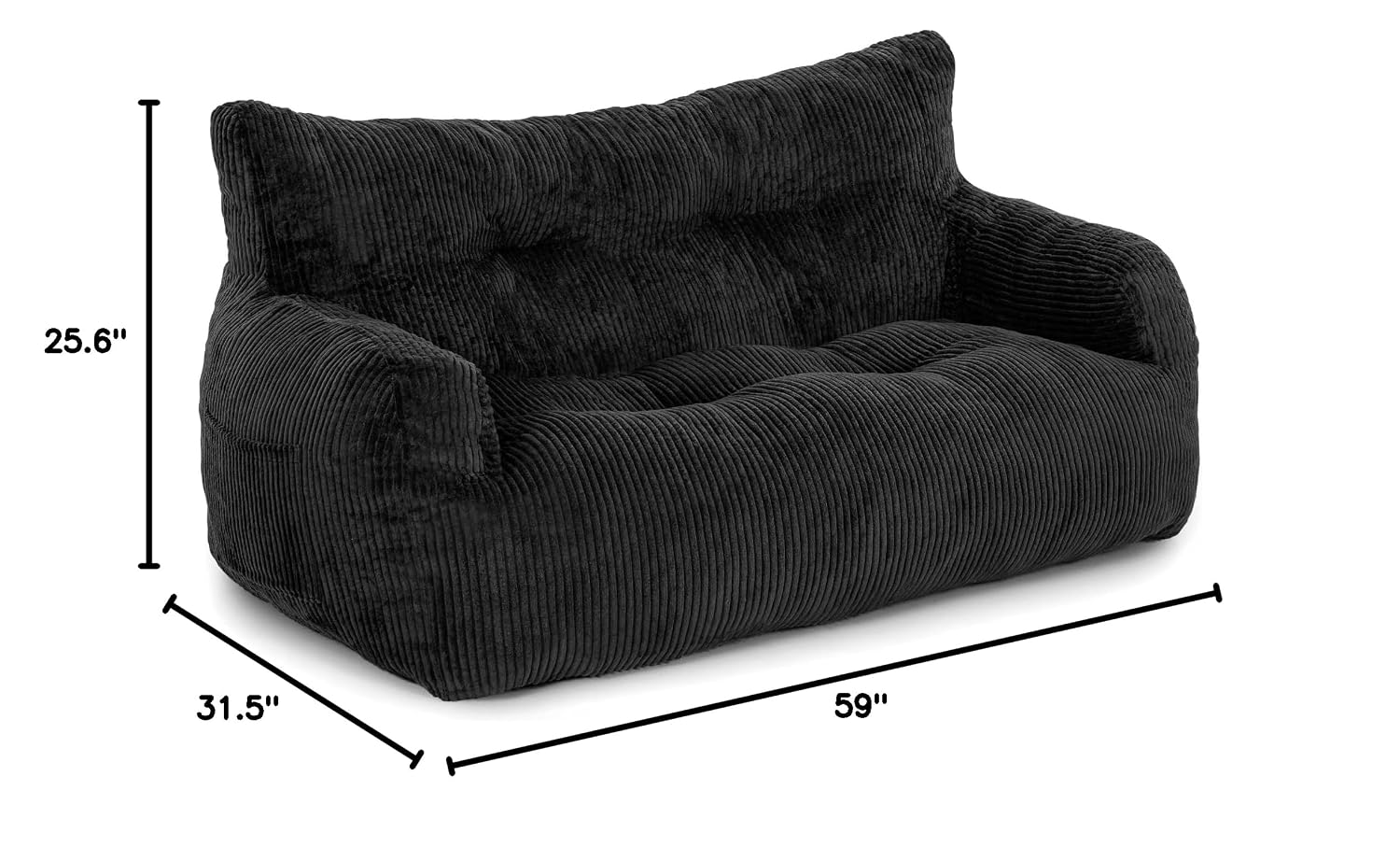 Cadeira Bean Bag de 59 polegad - Kids Outdoor Bean Bag Chair avaliação e preço