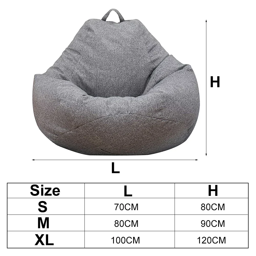 Grande saco de feijão cadeira  - Kids Outdoor Bean Bag Chair avaliação e preço