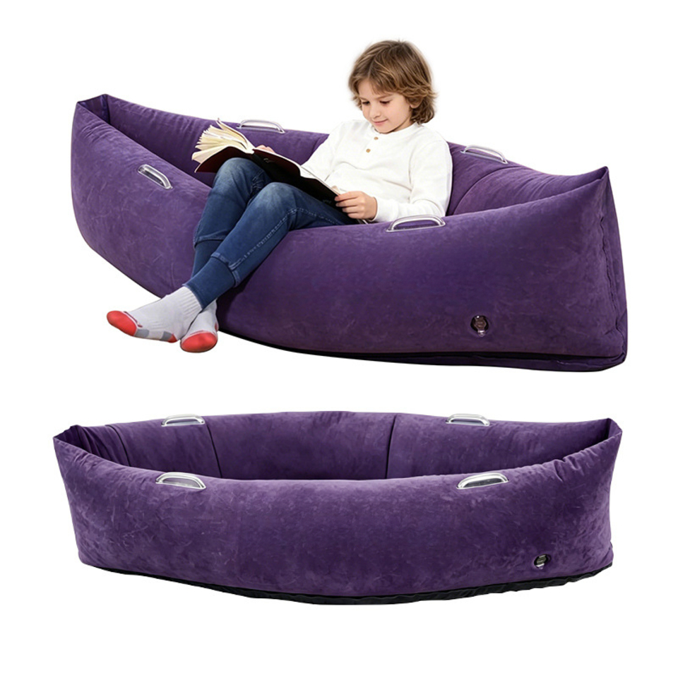 Cama de viagem portátil infláv - Kids Outdoor Lounger Chair avaliação e preço