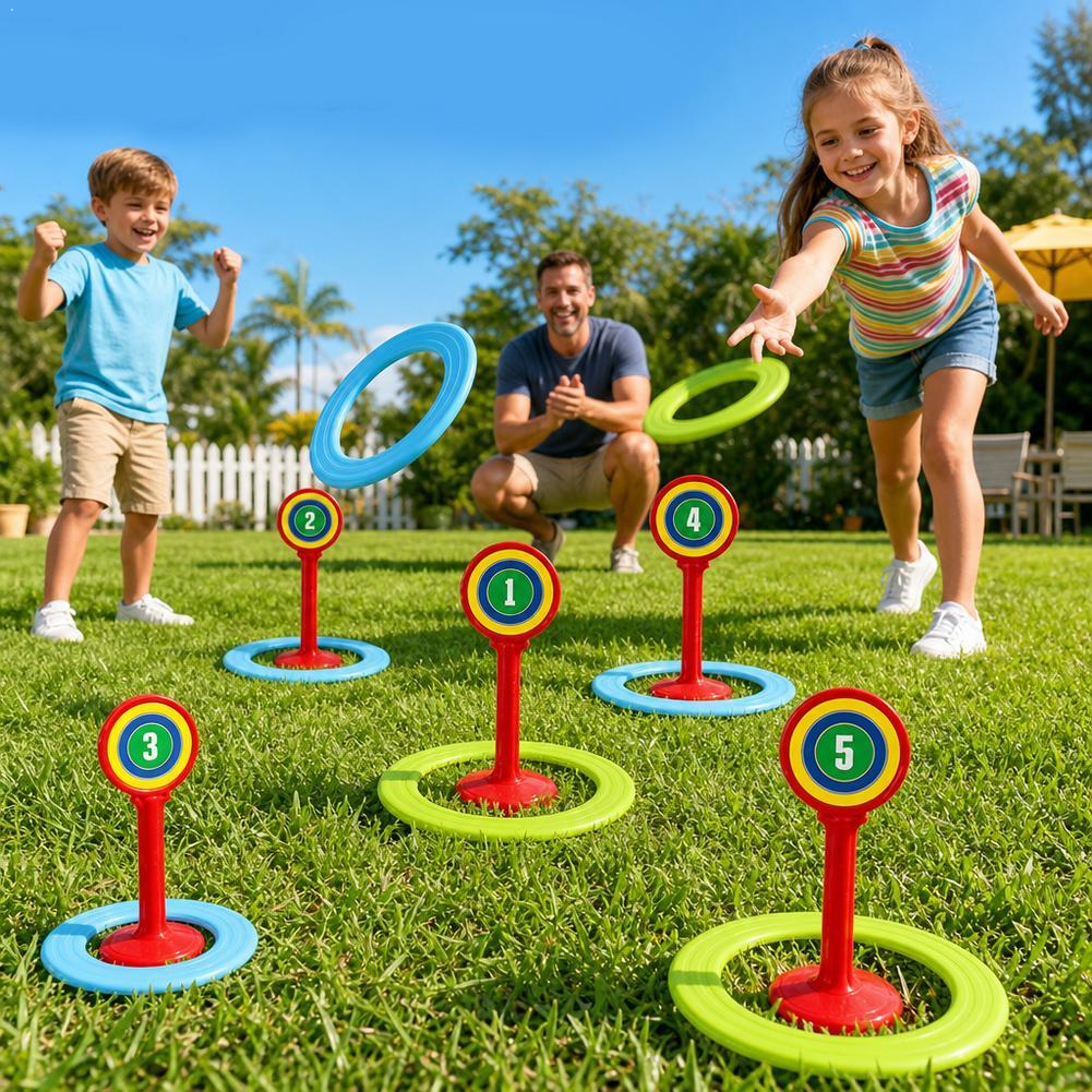 Conjunto de Jogo de Argolas de - Kids Outdoor Yard Toys avaliação e preço
