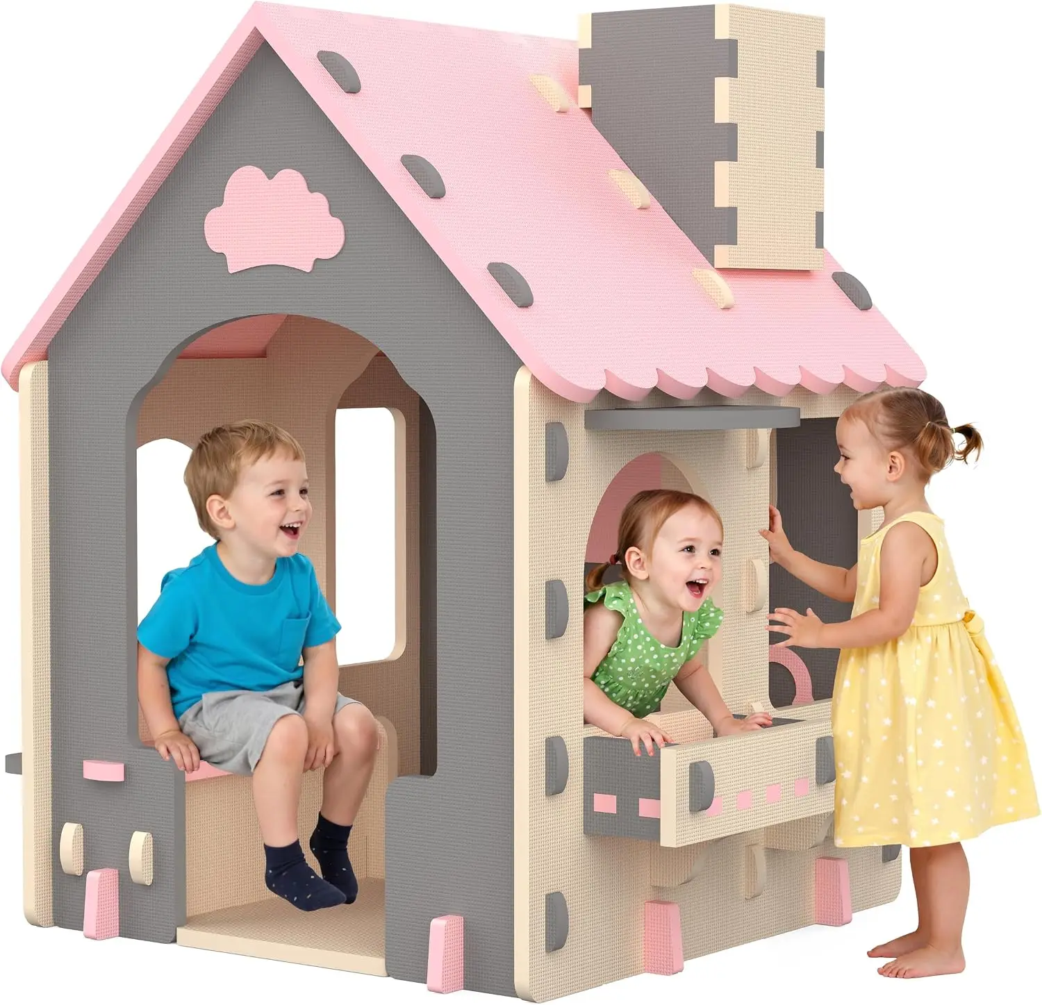 Casa de Brinquedo com Tema de  - Kids Outdoor House With Kitchen avaliação e preço