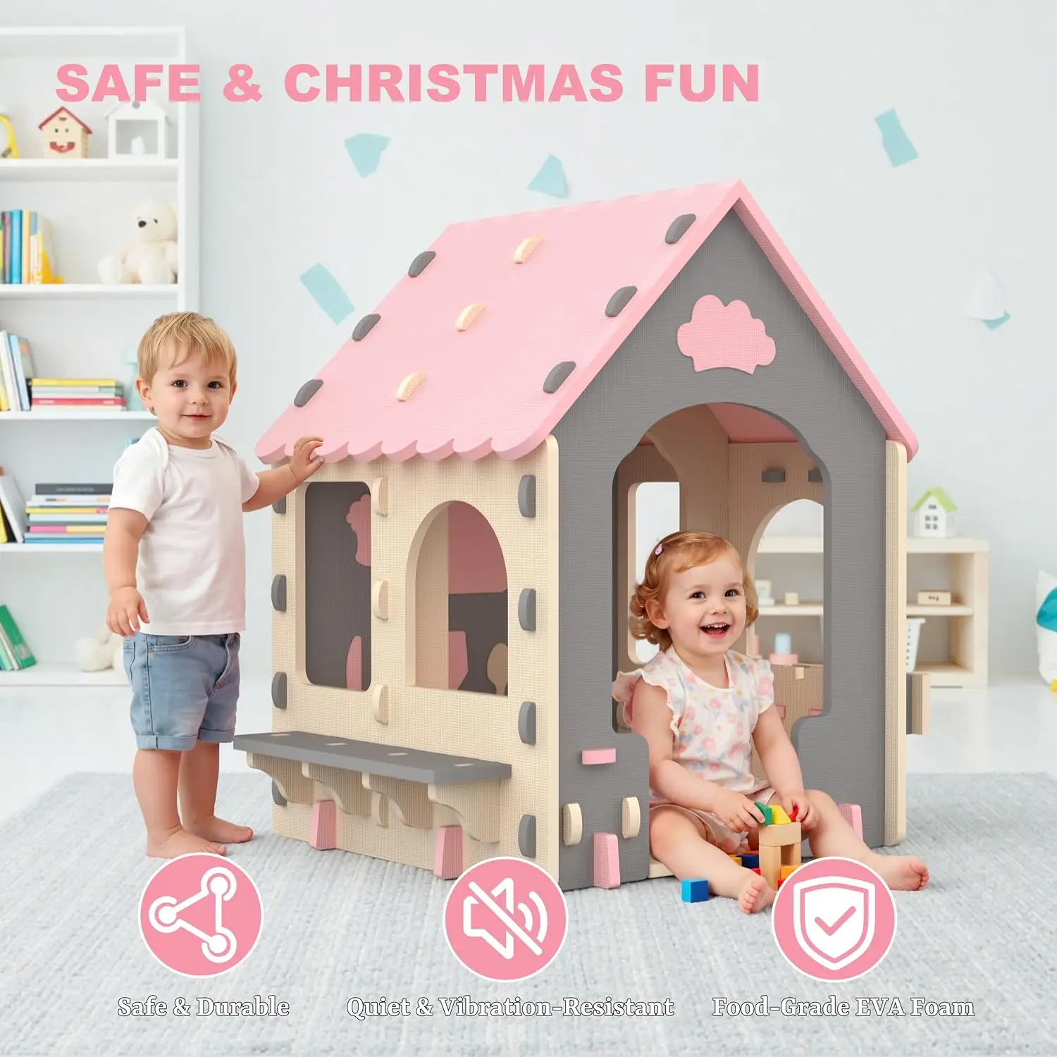 Casa de Brinquedo com Tema de  - Kids Outdoor House With Kitchen avaliação e preço