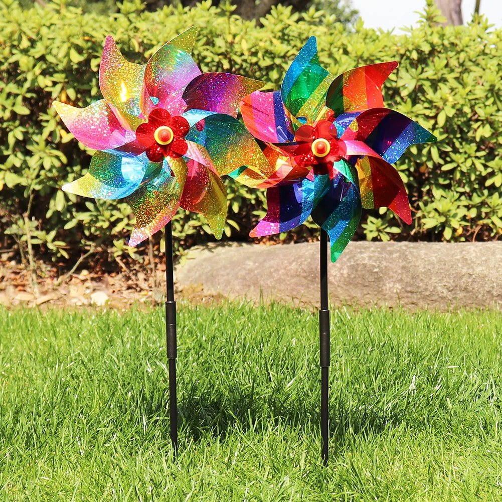 Moinho de vento repelente de p - Kids Outdoor Yard Toys avaliação e preço
