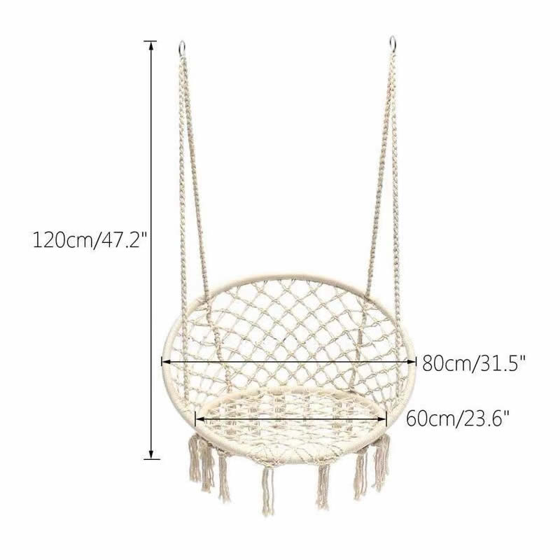 2025 jardim nórdico artesanal  - Kids Outdoor Swing Chair avaliação e preço