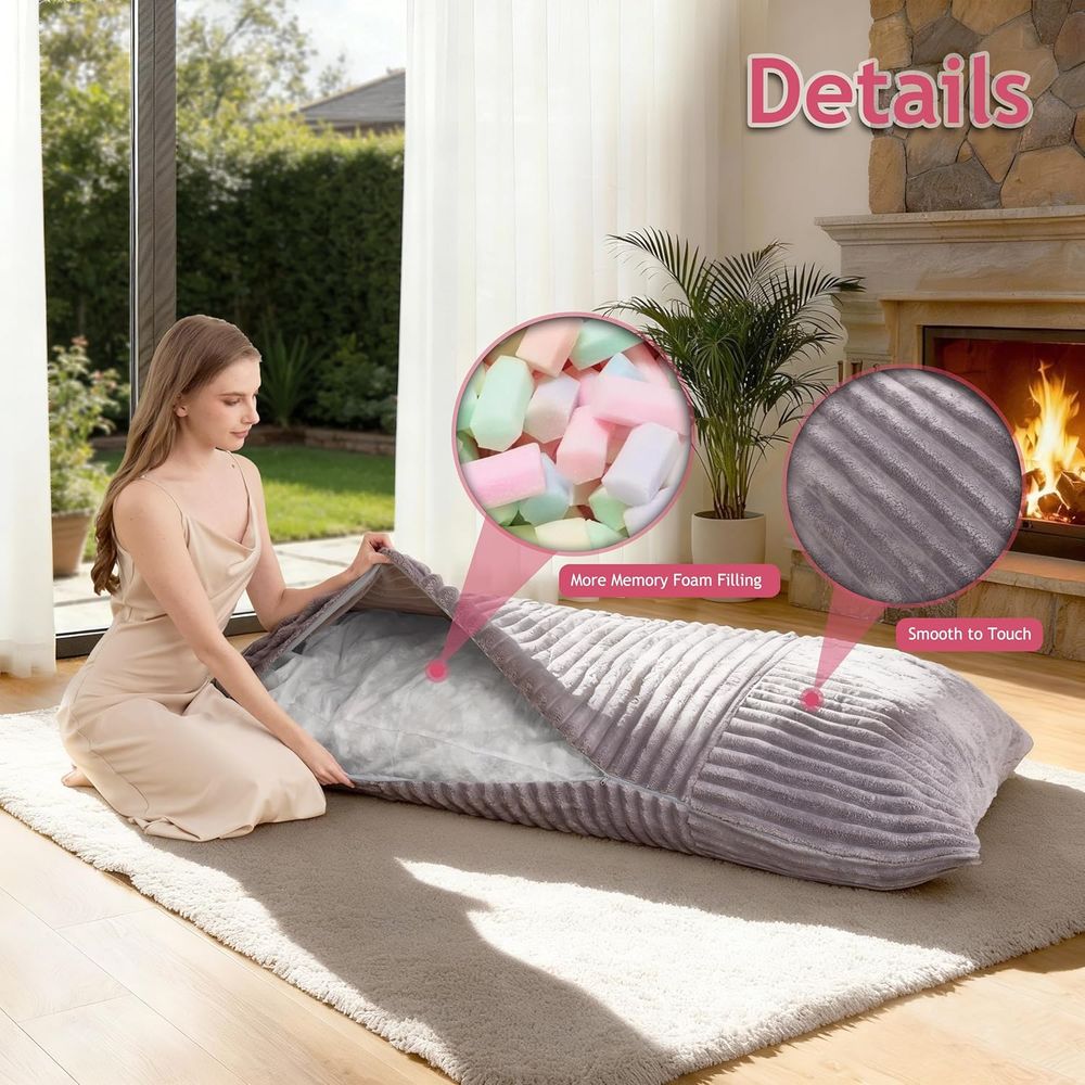 Cadeira de Puff em Espuma de M - Kids Outdoor Bean Bag Chair avaliação e preço