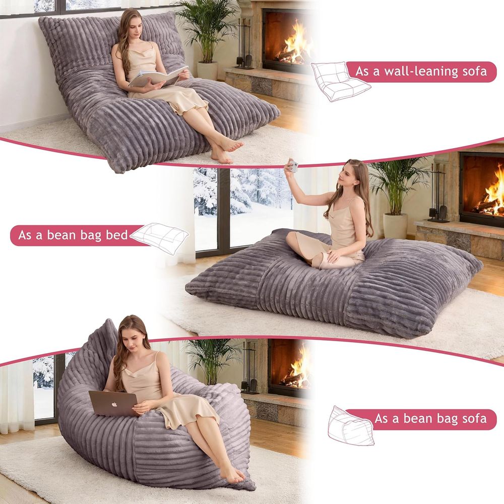 Cadeira de Puff em Espuma de M - Kids Outdoor Bean Bag Chair avaliação e preço
